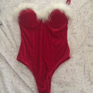 Fredericks Christmas bodysuit